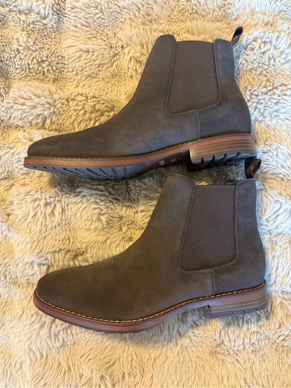 Jos. A. Bank. Men's Brown Suede Chelsea Boots